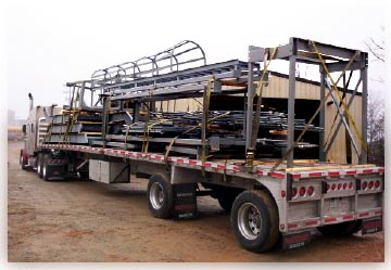 Caged ladders & stairs for Walmart Distribution Center ready to ship